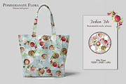 Pomegranate Flora Prints & Patterns, a Pattern Graphic by GND ART STUDIO (Thumbnail 5 of 8)