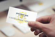 Simple Royal Business Card 56, a Business Card Template by ND Design (Thumbnail 4 of 7)