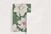 Floral Line Art & Watercolor Set, an Illustration by Laras Wonderland (Thumbnail 7 of 9)