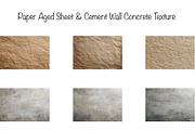 Paper Aged Sheet & Wall Concrete, a Background Photo by VetalStock (Thumbnail 1 of 3)
