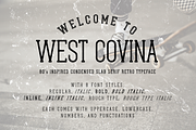 West Covina, a Slab Serif Font by Kuya Carthy Art + Design (Thumbnail 1 of 6)