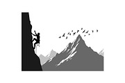 Adventure Hiking Silhouette Bundle, an Object Graphic by Designs_River (Thumbnail 2 of 16)