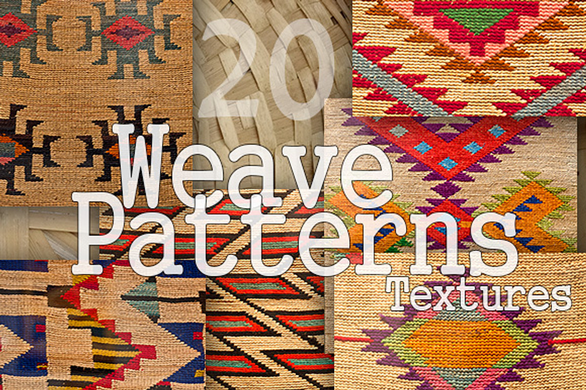 20 Weave Patterns Textures Pack