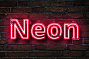 Realistic Neon Photoshop Effect, a Layer Style Add-On by Designdell (Thumbnail 4 of 4)