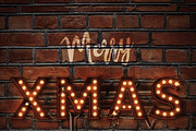 LightBulb Merry Christmas Signs, an Illustration by Solid Pixel (Thumbnail 11 of 15)