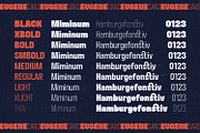 Eugene Sans Fonts Family, a Sans Serif Font by Asenbayu (Thumbnail 3 of 15)