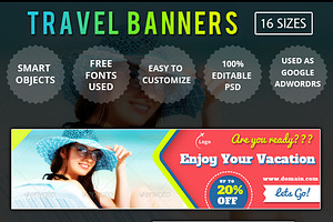 Web Banners and Ads (Travel)