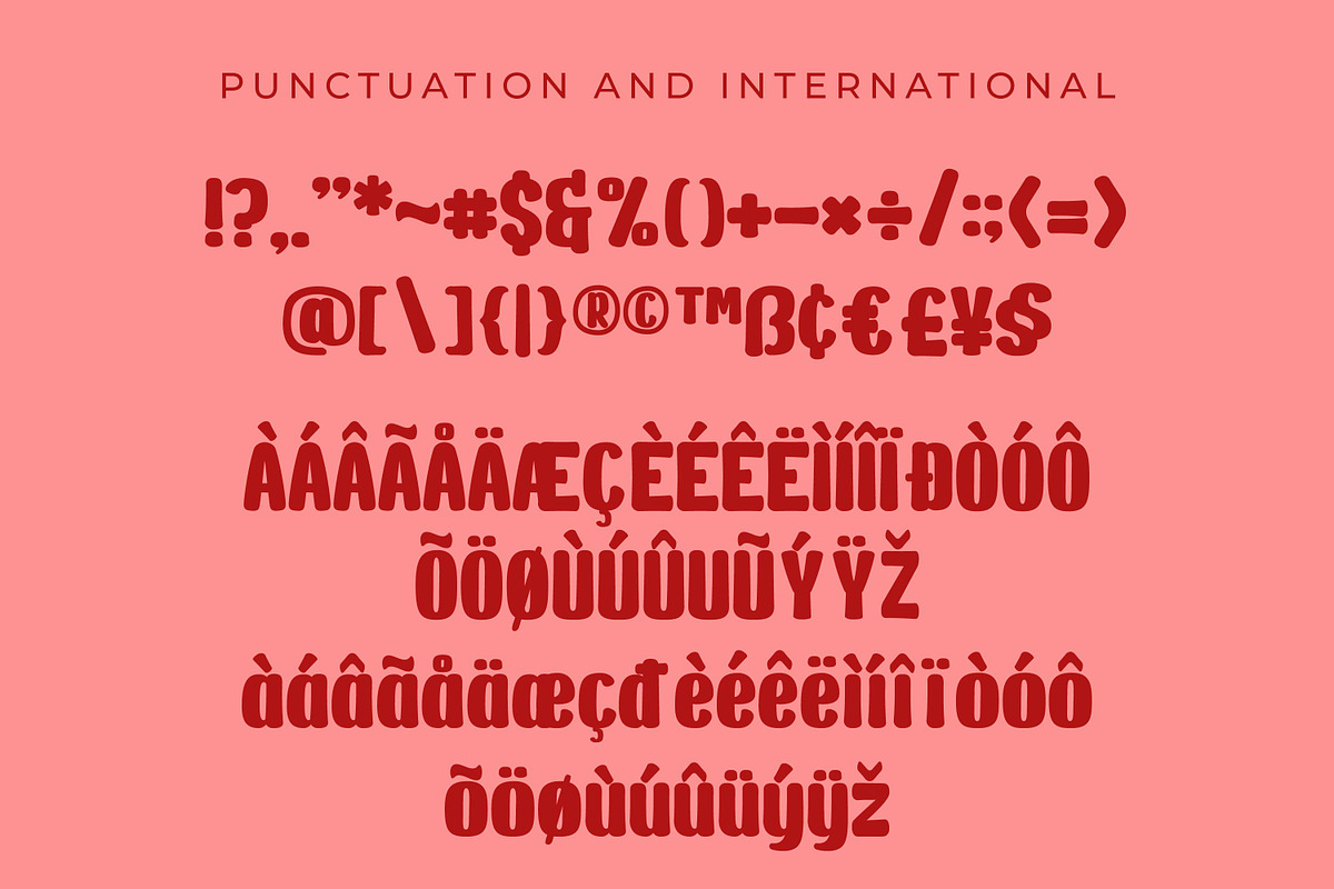 Chompie Bang Fun Retro Display Font, a Font by Gumrega Studio (Photo 6 of 7)