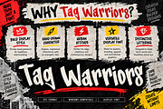 Tag Warriors, a Script Font by Wow Magic (Thumbnail 2 of 5)