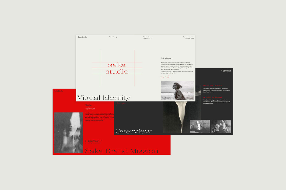 SAKA | Brand Strategy Template, a Presentation Template by Graphpexel (Photo 6 of 11)