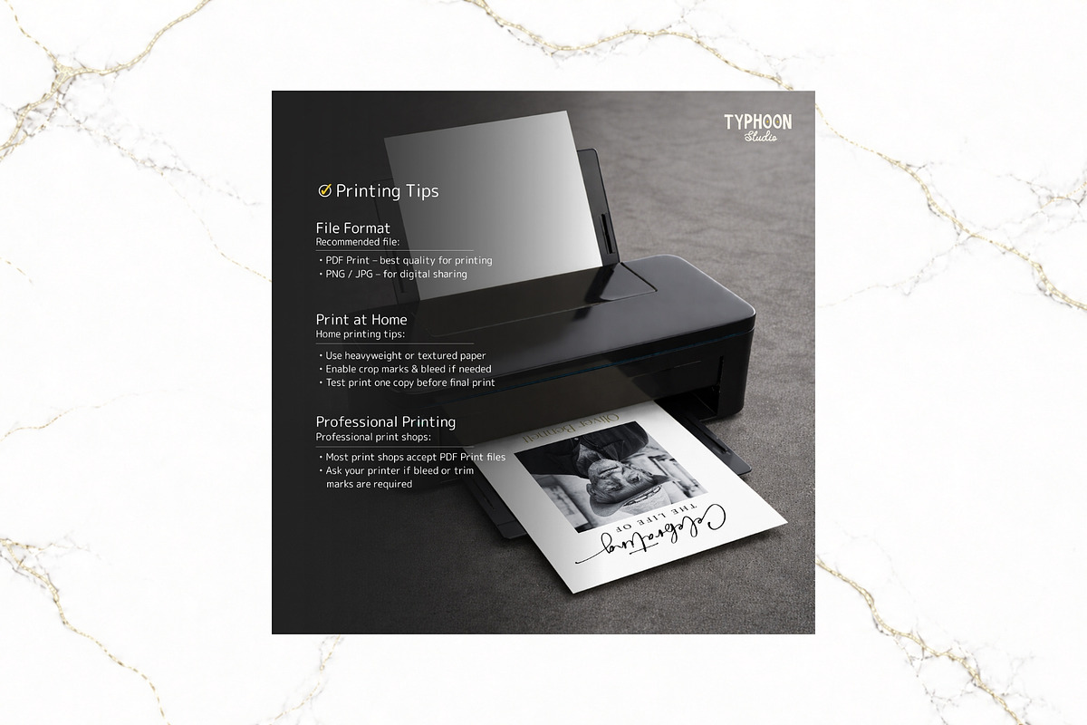 Funeral Prayer Card Canva FR007, a Card Template by TyphoonStudio (Photo 6 of 6)