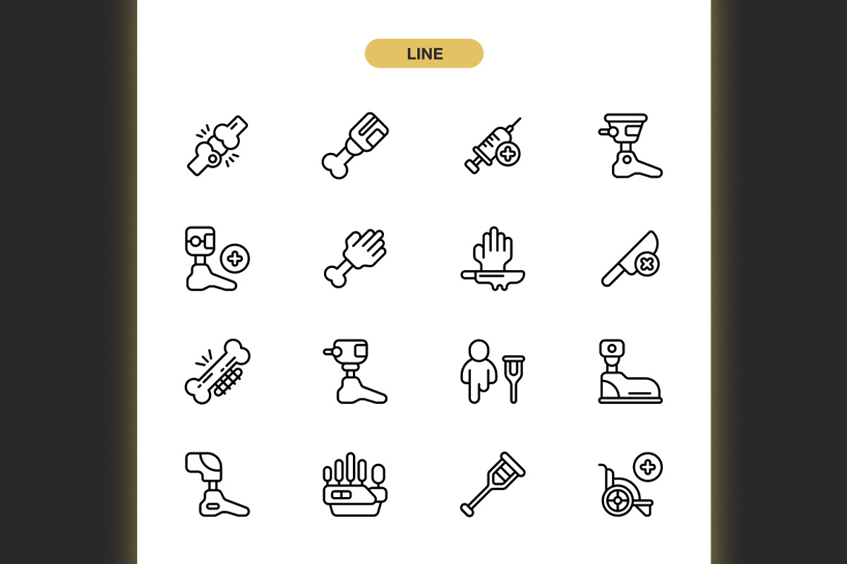 Amputee Icons, an Icon by Spacepixel Creative (Photo 2 of 3)
