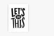 Let's do this lettering cards, a Decorative Illustration by Good Studio (Thumbnail 3 of 6)