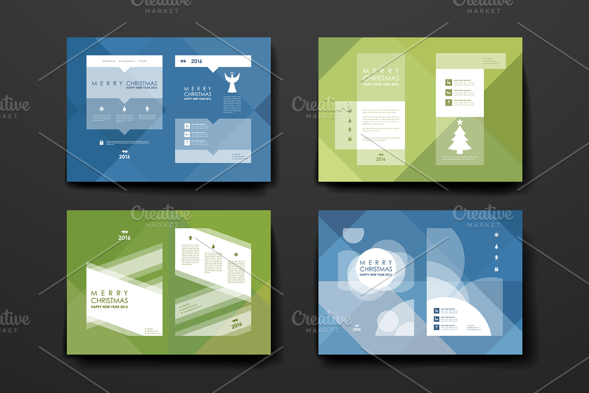Merry Christmas Brochures, a Brochure Template by Palau (Photo 21 of 49)