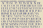 Seasonal Changes - Luxury Font, a Font by 177Studio (Thumbnail 7 of 8)