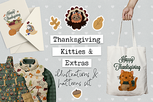 Thanksgiving Illustration & Patterns