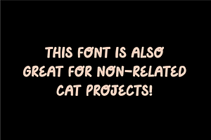 Furry Friend Handwritten Bold Font