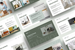Interior Home Presentation Template, a Presentation Template by MightyDesign