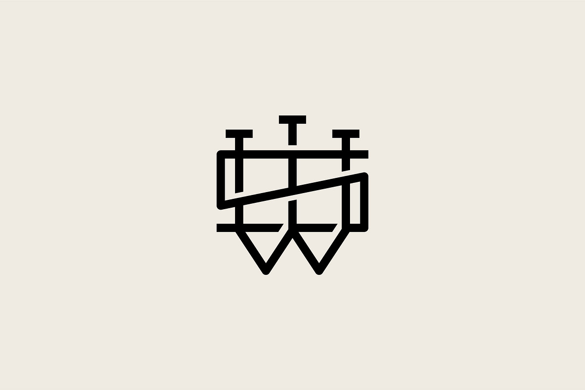 WS SM Monogram Logo, a Branding & Logo Template by Guna Studio (Photo 2 of 4)