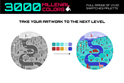 3000 millenial color swatches set, a Palette Add-On by ToonPlanet Vector Assets (Thumbnail 6 of 9)