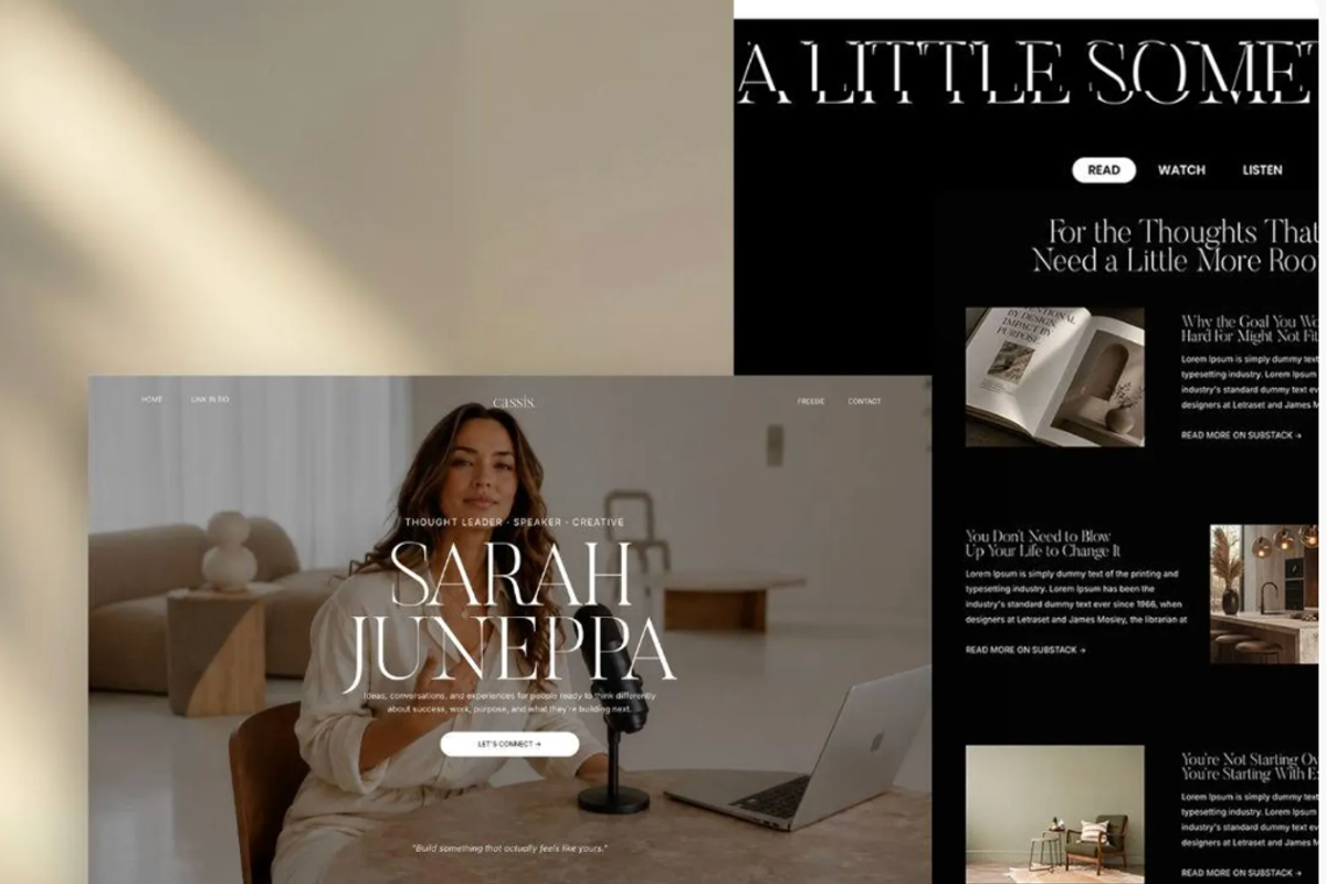 Squarespace Personal Brand Website, a Squarespace Template by JOA CREATIVE LAB (Photo 4 of 6)