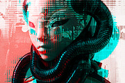 Glitched Distort Poster Effect, a Layer Style Add-On by Design Squad (Thumbnail 2 of 4)