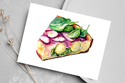 Watercolor Chinese Dim Sum Clipart, an Illustration by Canvas Craft (Thumbnail 5 of 8)