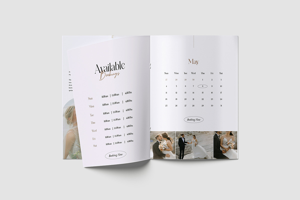 Project Wedding Photography Template, a Brochure Template by TMint Play (Photo 4 of 8)