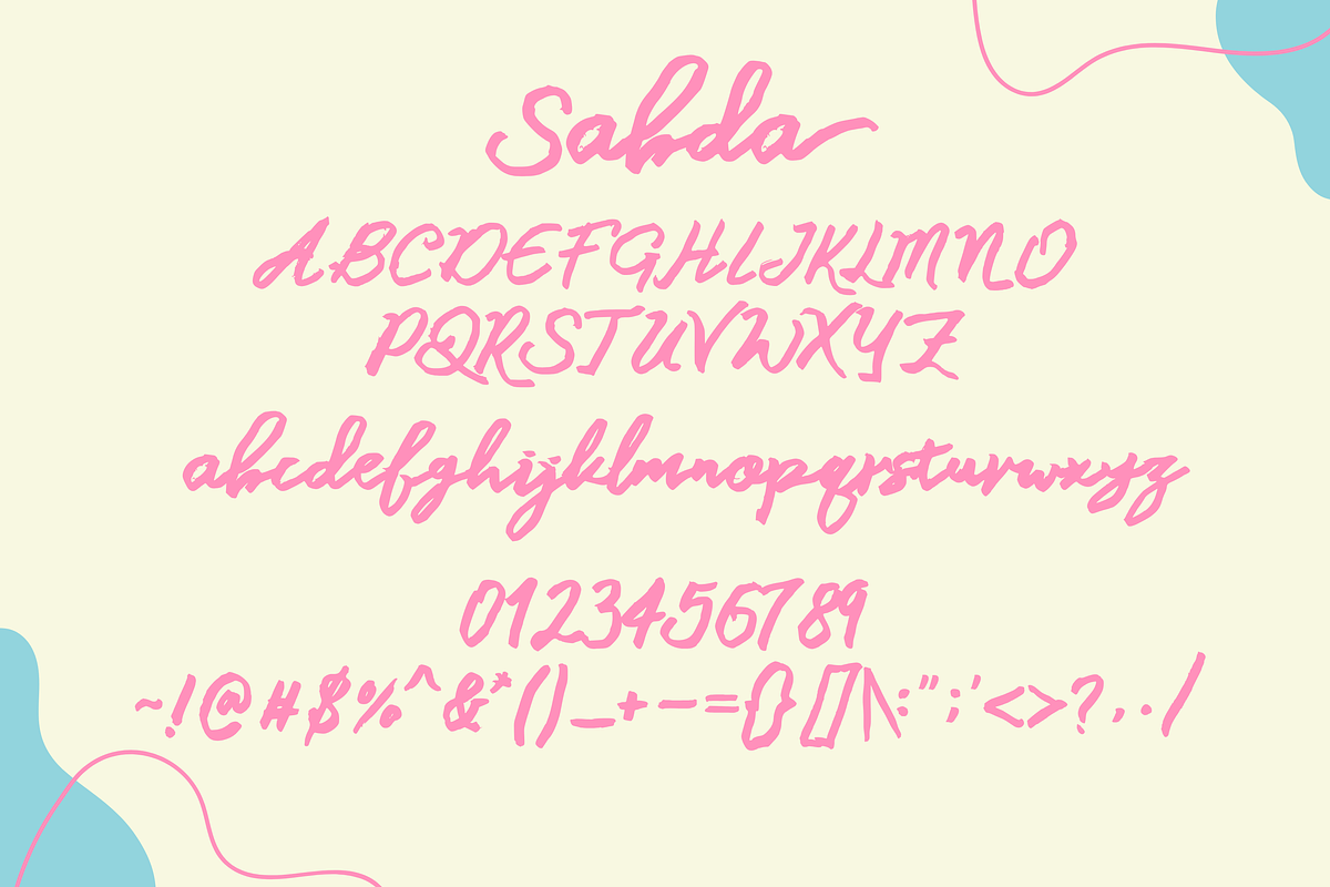 Sebda, a Handwritten Font by Gatype (Photo 9 of 13)
