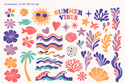 Tropical Summer Vector Clipart, an Illustration by Hanna's ArtLab (Thumbnail 2 of 7)