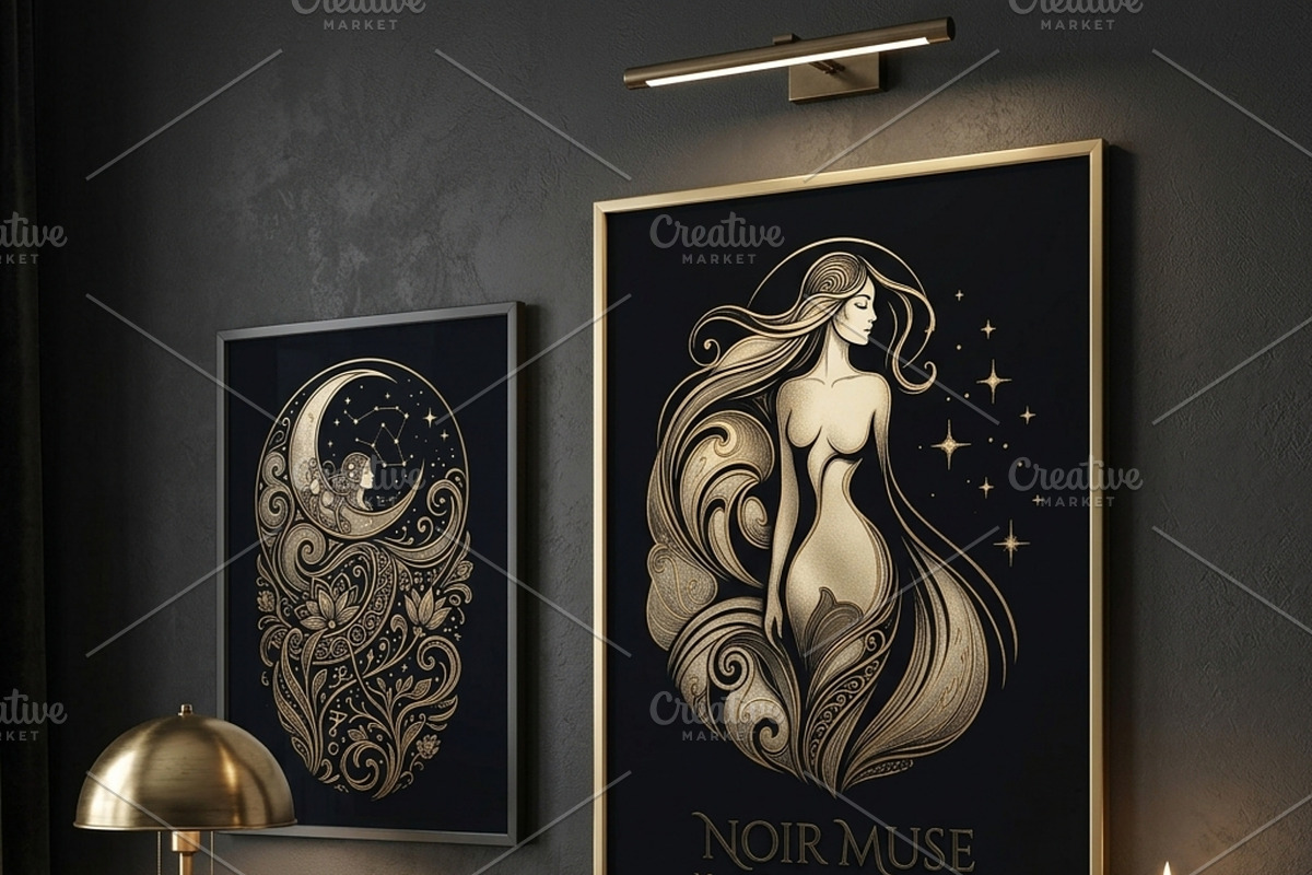 NOIR MUSE Ornament Collection, an Object Graphic by ETARA by Mea Hau (Photo 4 of 22)