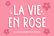 La Vie En Rose - Handwritten Font, a Handwritten Font by ariodsgn (Thumbnail 1 of 9)