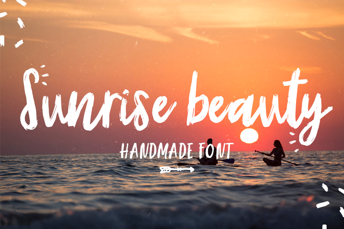 Sunrise | Handmade font + extras!