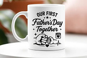 Our 1St Fathers Day SVG PNG, an Object Graphic by EllaMaiyaali (Thumbnail 6 of 6)