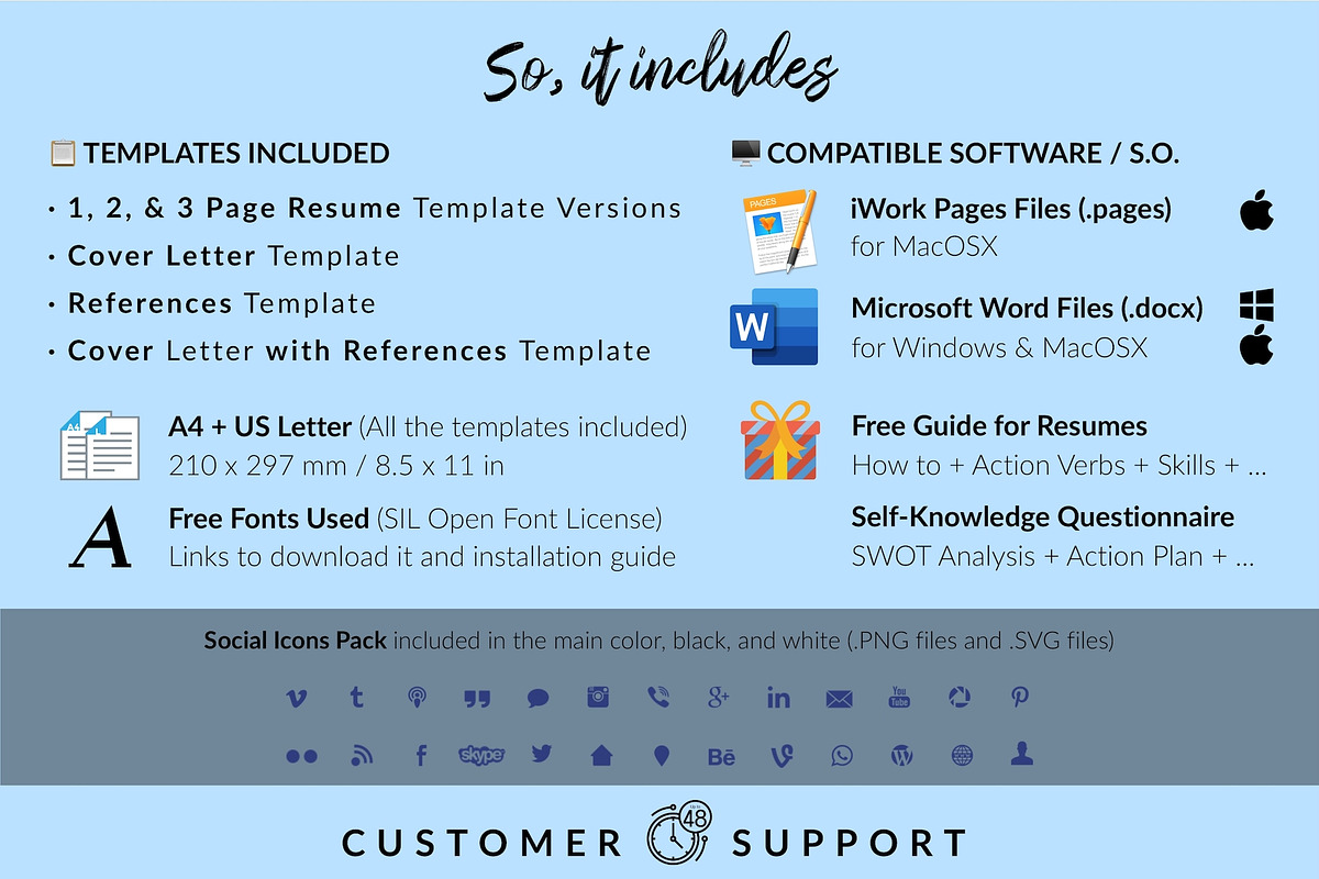 Modern Resume Template / CV - Iris, a Resume Template by Templates Design Co. (Photo 15 of 17)