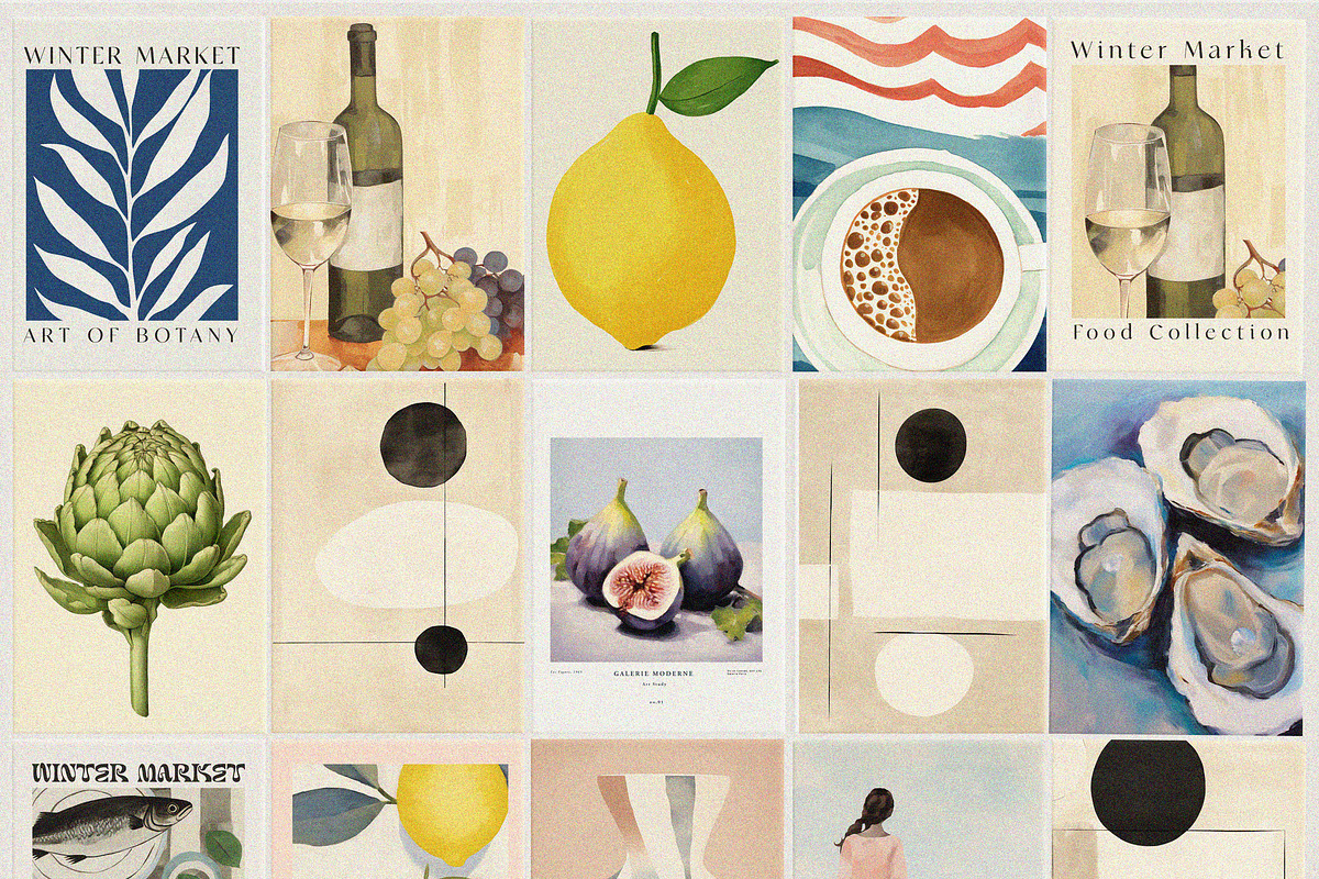 Modern Eclectic Prints & Poster, a Background Graphic by Laras Wonderland (Photo 7 of 9)