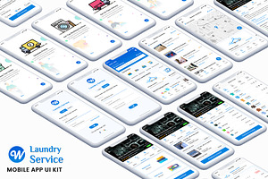 Wash It : Laundry App UI kit