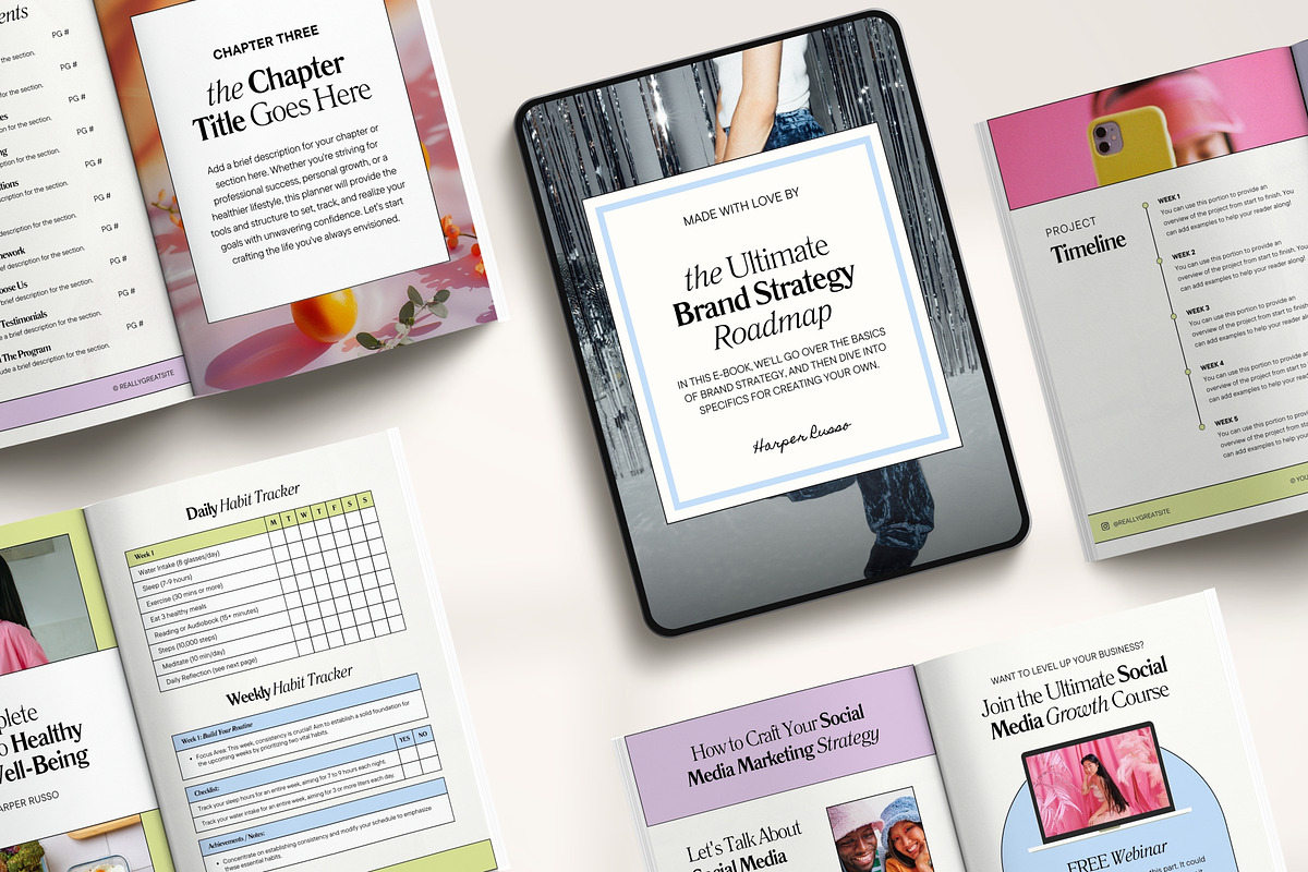 eBook + Workbook Coach Bundle CANVA, a Marketing Template by Fallon Gerst (Photo 3 of 30)