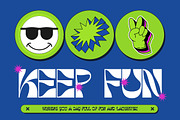 Parody Prank Psychedelic Font, a Serif Font by timelesstype.co (Thumbnail 13 of 20)