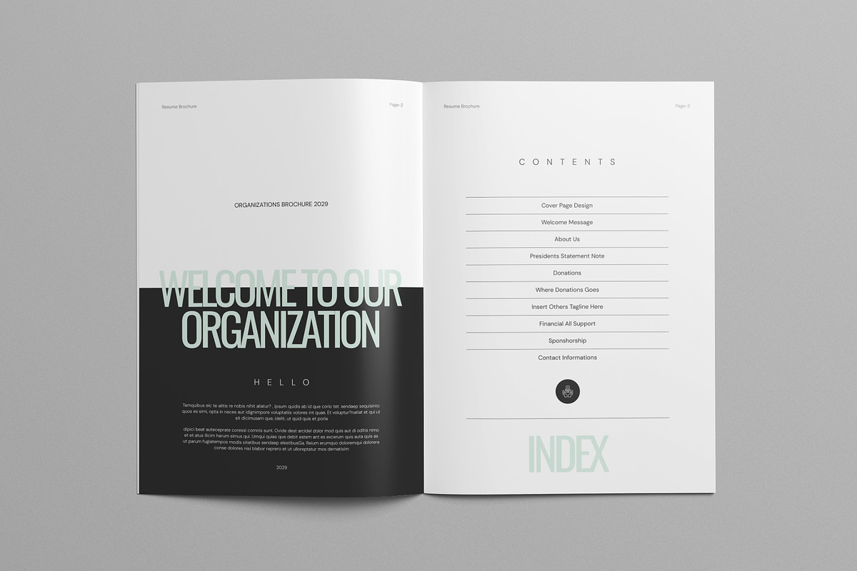 Nonprofit Charity Brochure | Canva, a Brochure Template by Pixelpick (Photo 2 of 9)