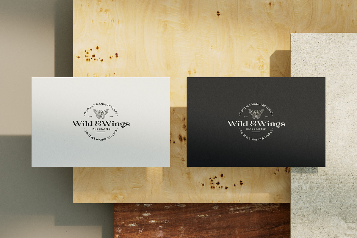 Wild & Wings Modern Logo, a Branding & Logo Template by Nowshinz Shoma (Photo 5 of 6)