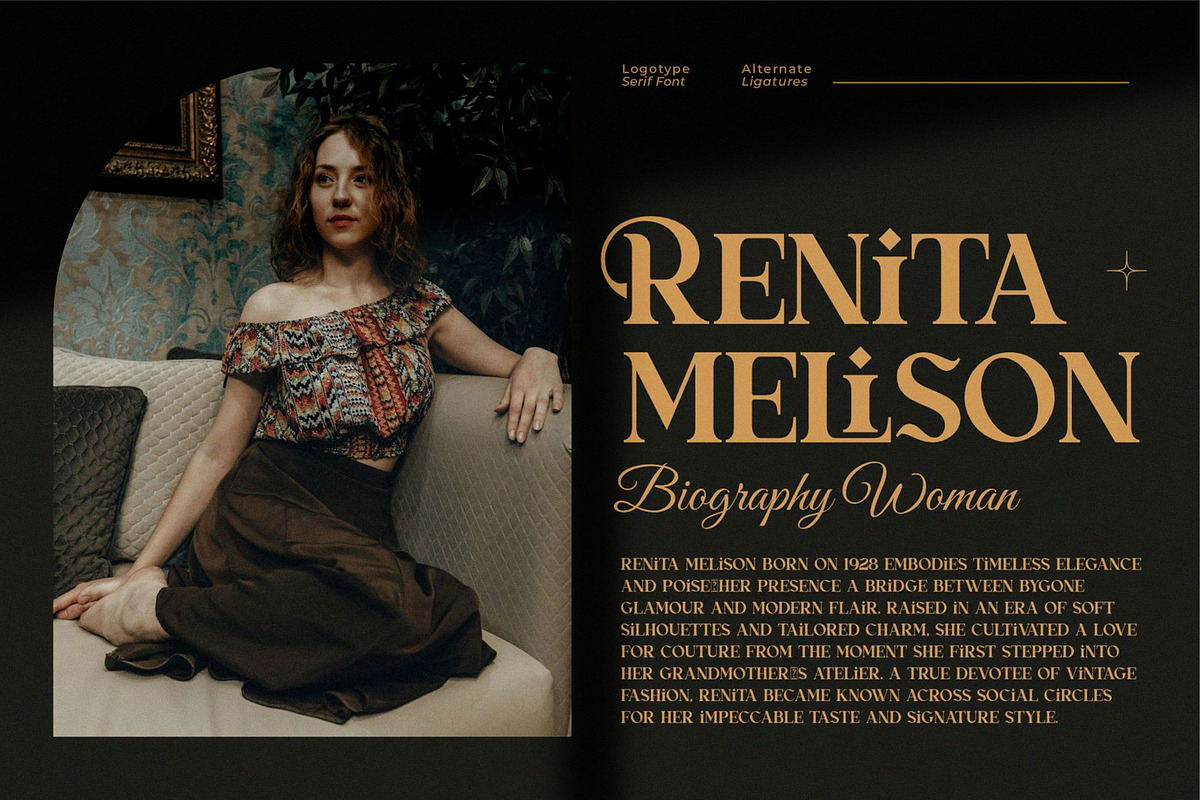 Glinke || Modern Classy Serif Font, a Serif Font by Idea Studio (Photo 8 of 10)