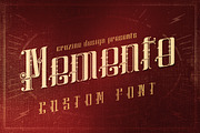 Memento Font, a Serif Font by Cruzine (Thumbnail 1 of 5)