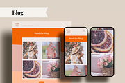 WIX Website Template Colorful Retro, a Wix Template by Warmsoulgallery (Thumbnail 7 of 9)