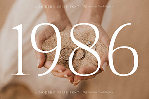 Sanfford A Modern Serif Font