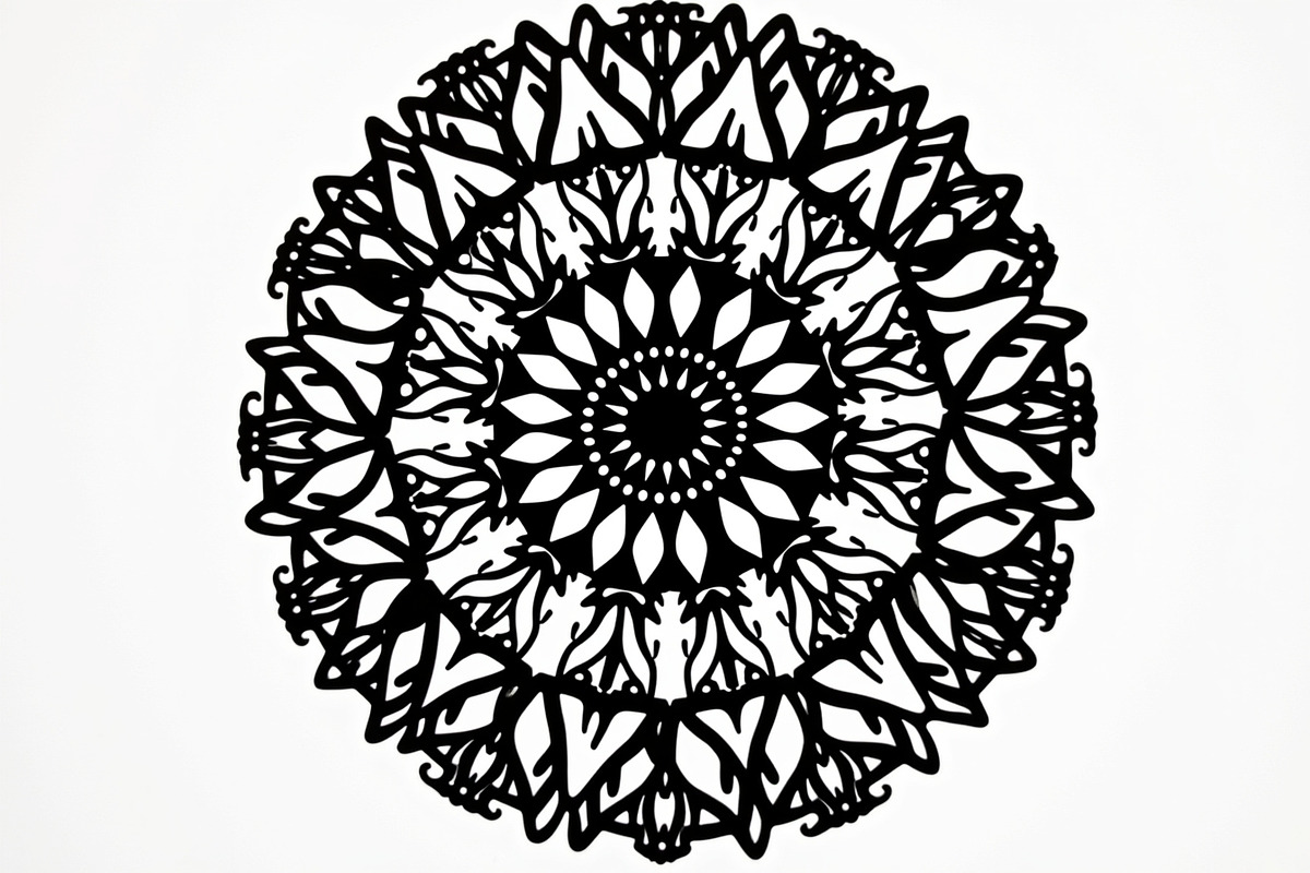 Elegant Mandala Silhouette Bundle, an Illustration by BIPLOB EXPERT (Photo 21 of 21)
