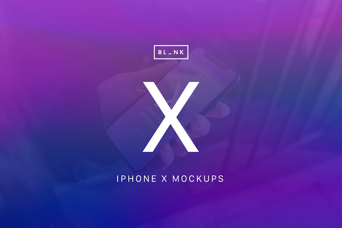 iPhone X Mockups, an iPhone Mockup by North&Nano (Photo 6 of 6)