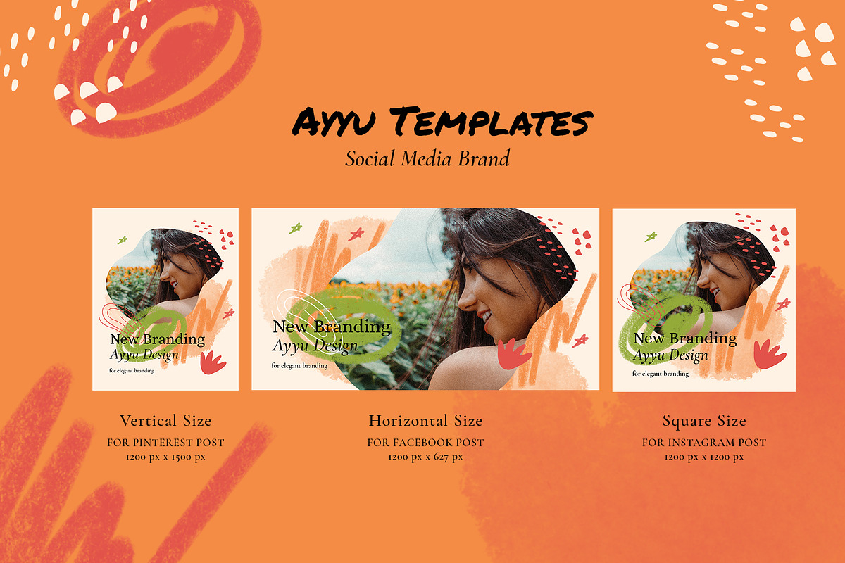 Ayyu-Social Media Brand Templates, a Social Media Template by Invasi Studio (Photo 3 of 13)