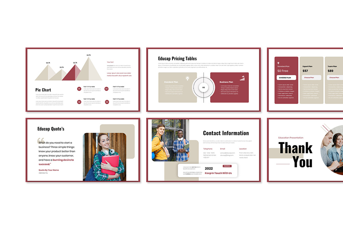 Educaption Presentation Template, a Presentation Template by Analogous Temp (Photo 5 of 5)