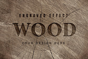 Engraved Wood Text Mockups, a Mockup by Medialoot (Thumbnail 4 of 5)